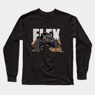 Grey Jeep Flex Long Sleeve T-Shirt